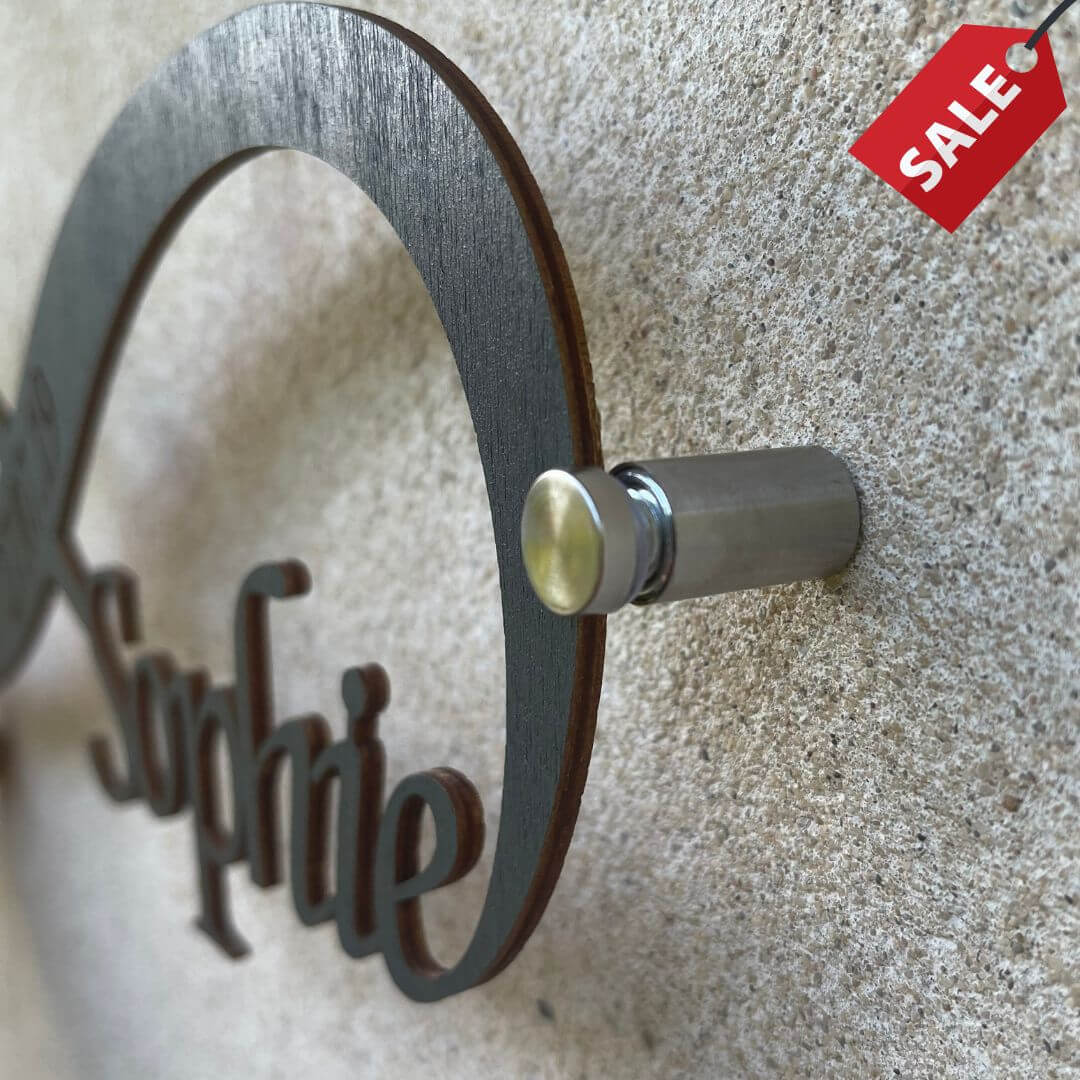 Premium Edelstahl Wandhalterung Set | inkl. Schrauben & Dübel